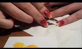 Nail Design - Love On Fire