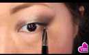 Metallic Gold Smoky Eyes Makeup Tutorial Using Urban Decay Naked Palette for Asian Monolids