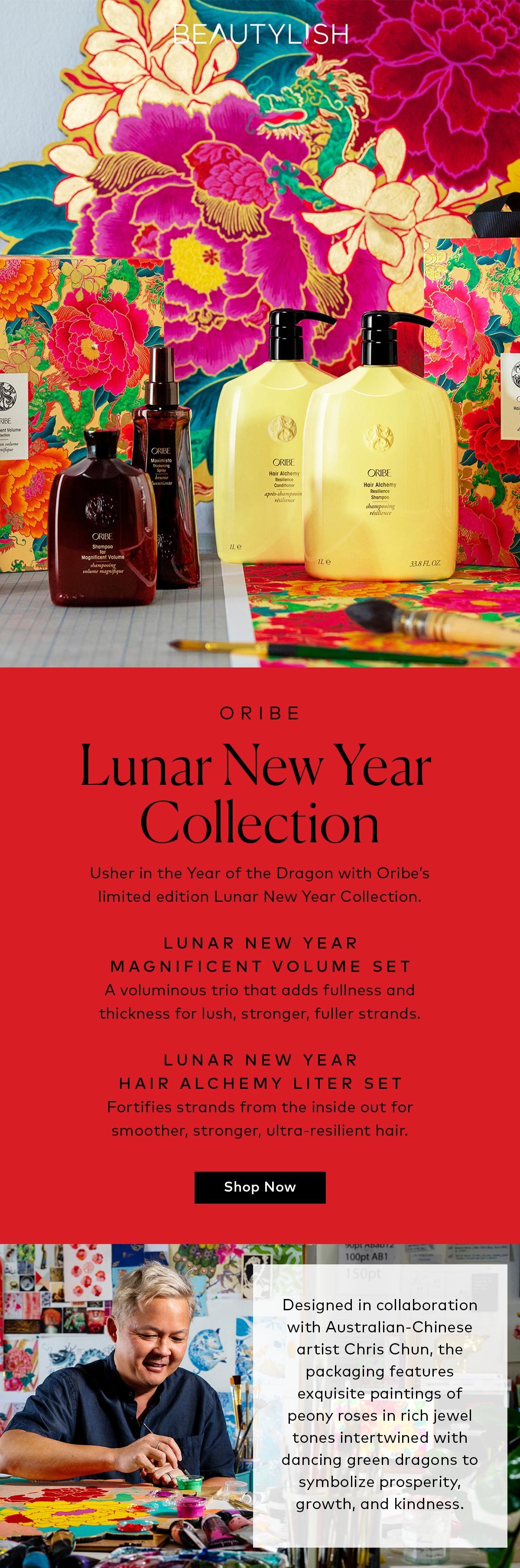 Shop the 2023 Oribe Lunar New Year Collection on Beautylish.com! 