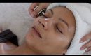 ASMR facial treatment with scalp massage for sleep & stress reduction (whisper and birds chirping)