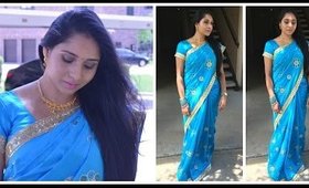 Get Ready With Me: Indian  Party Makeup & Saree Outfit