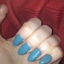 teal almonds :)
