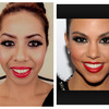 Kourtney Kardashian Inspired makeup look :)