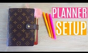 The Best Planner Set Up! | Louis Vuitton MM Agenda