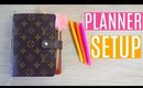 The Best Planner Set Up! | Louis Vuitton MM Agenda
