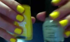 The Perfect Matte Yellow Nails
