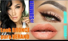 Maquillaje BRONCE para VERANO/ BRONZE makeup for SUMMER -@auroramakeup
