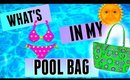 What's in my pool bag + Quick UPDATE♡