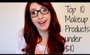 VEDA Day #2 - Top 10 Makeup Products Under $10 | sarahbeyeavlogs