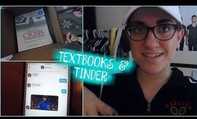 TEXTBOOKS & TINDER | {vlogmas day 13}