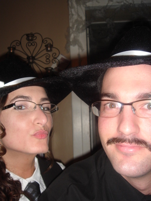 My hubby and I on Halloween 2011. :)