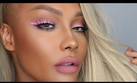 PINK LEMONADE MAKEUP TUTORIAL | COLOURFUL WINGED EYELINER | SONJDRADELUXE