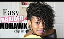 Easy Braided Mohawk ►Natural Hair