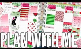 Erin Condren Life Planner Hourly Plan with Me | Planneresque Hello Summer Layout