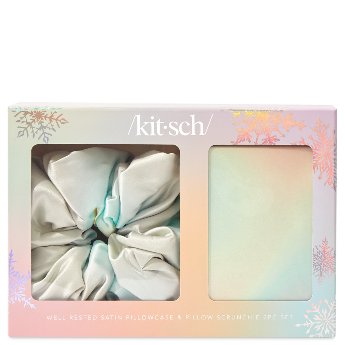 Kitsch Well Rested Satin Pillowcase & Pillow Scrunchie Set  display picture 1