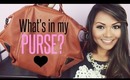 WHAT'S IN MY PURSE?!