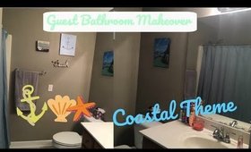 Decorate With Me | Bathroom Makeover | Coastal Theme