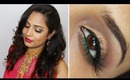 Classic Gold Smokey Eyes With Bold Lips : How To Do Indian/Pakistani Bridal Makeup