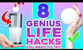 8 Genius Life Hacks You Need To Try!