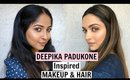 Deepika Padukone Inspired- Makeup & Hair | Everyday Glam | Stacey Castanha