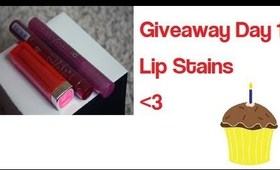 Giveaway Day 14: Lip Stains