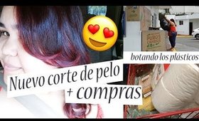 Nuevo corte de pelo, bote los plásticos + compras | Kittypinky