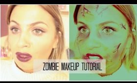 AUTUMN/ FALL TUTORIAL & EASIEST/CHEAPEST ZOMBIE MAKEUP | LoveFromDanica