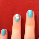 Cute daisy nails for summer 😊