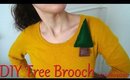 DIY Felt Tree Brooch