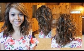 Messy Curls Hair Tutorial