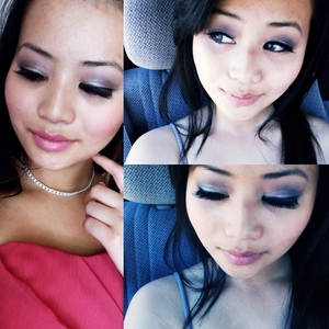 This is the look I wore for my Boyfriends Senior Prom in 2012. It's plain and unoriginal but I still Love it :]
