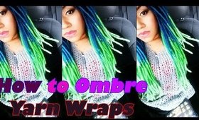Ombre Yarn Wraps/Genie locs/Faux Dreads Tutorial