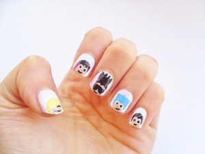 This was a fun nail tutorial I did for all kpop lovers!