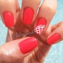 lace accent nail