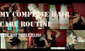 Complete Hair Routine for Dry, Thin & Curly Hair | Products, Dye, Cut, Style...