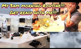 My 3AM MORNING ROUTINE! Omg I over slept!!!! Vlog!