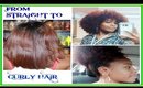 NATURAL HAIR | Straight To Curly Revert Routine (NO HEAT DAMAGE)