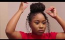 NOTHING BUT EDGES AND BUN!  (PROTECTIVE STYLE) UNice Hair