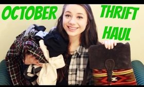 October Thrift Haul!