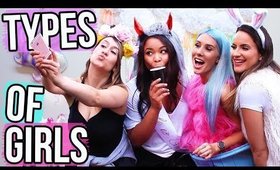 Types Of Girls At Halloween Parties!!