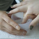 After nails are completely dry, dip in rubbing alcohol