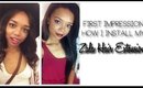 FIRST IMPRESSION ║ How I Install My Zala Clip In Hair Extensions! (part two) ღ