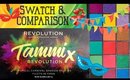 Revolution Tammi Tropical Carnival Palette   Swatches and Comparisons