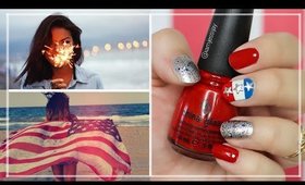 Easy 4th of July nails