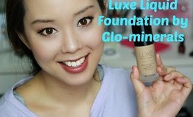 Glo Minerals Luxe Liquid Foundation First Impression