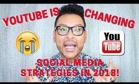 Another Youtube Apocalypse! NOTIFICATIONS STOP ! Social Media Changes in 2018 | mathias4makeup