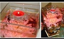 DIY Valentine's day IDEAS - FLOATING candle centerpiece!