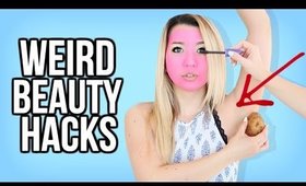 Testing WEIRD Beauty Hacks!