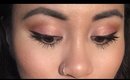 Just Wing It: Soft Peach Makeup