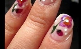 Nail Art Tutorial: Blooming Spring Flowers